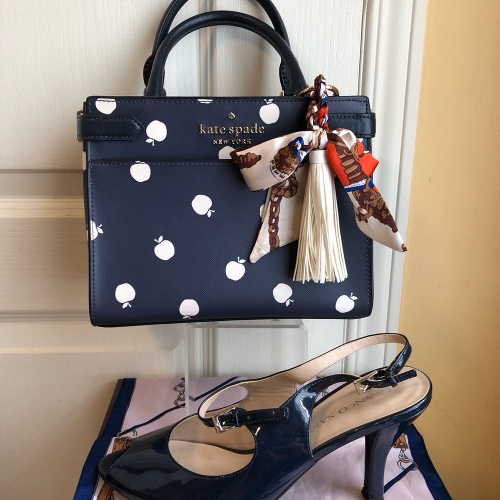 kate spade Staci orchard Navy  Mini tote bag